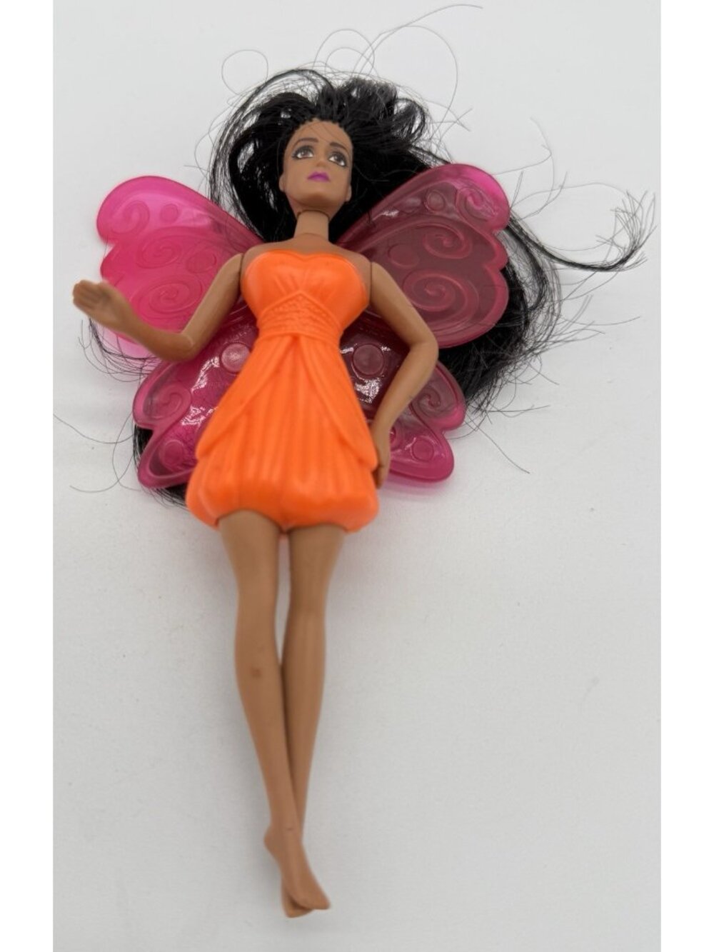 2011 Barbie Fairy Secret Fairy Doll in Orange Dress McDonald's
